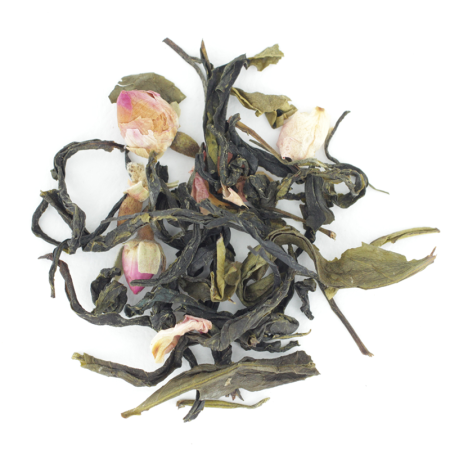 Thé vert à la rose français...