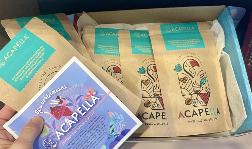 Coffret infusions bien-être bio Les Vertueuses — Acapella