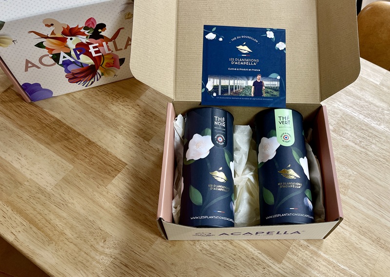 Coffret cadeau de thés français — Roussillon