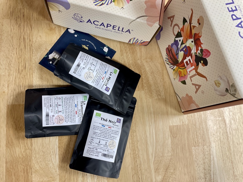 Coffret cadeau thés français du Roussillon Bio