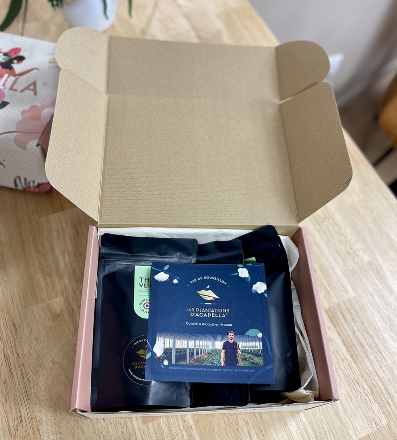 Coffret de 3 thés cultivés dans le Roussillon