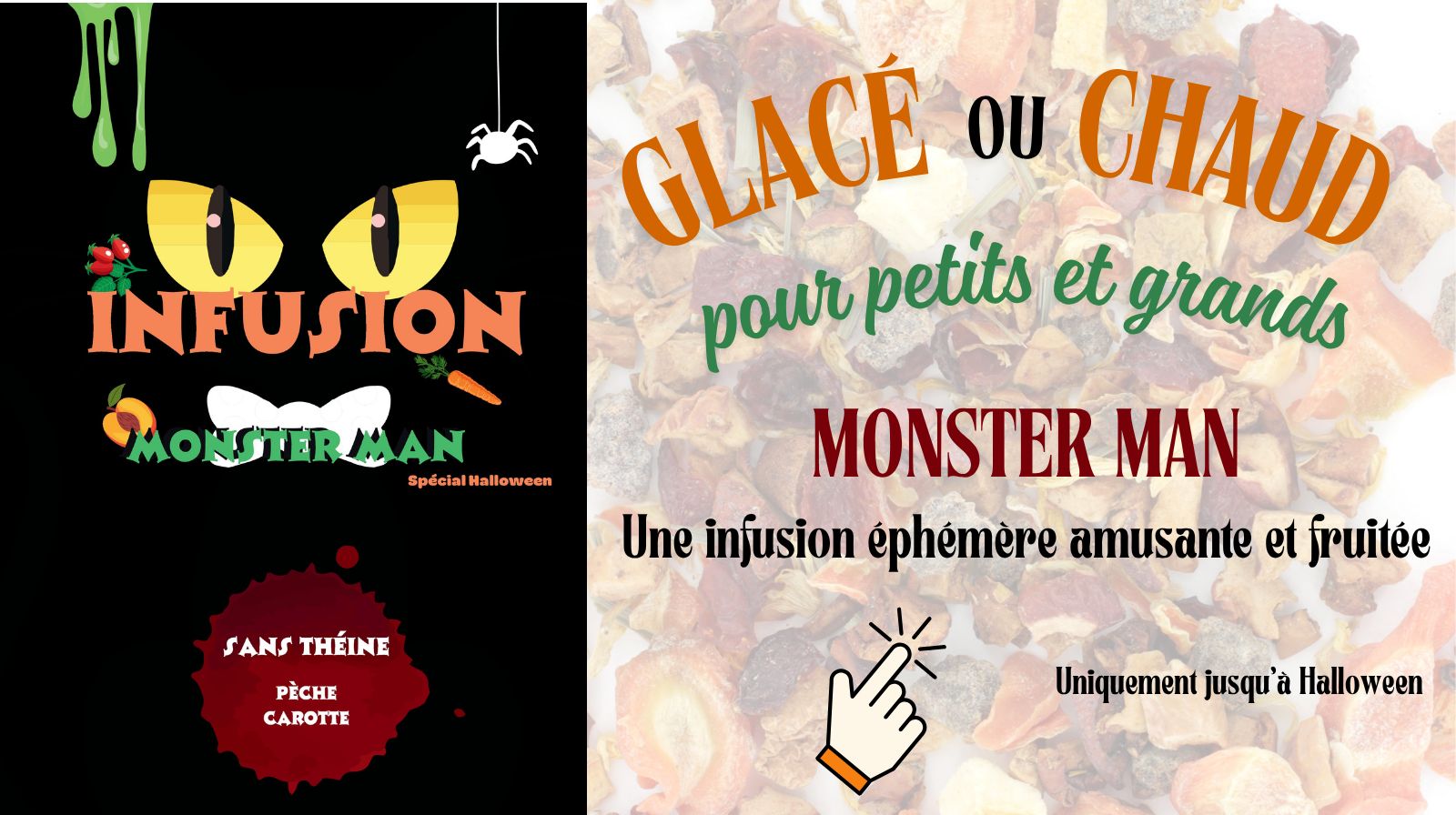 Nouveau Thé Halloween Monster Man
