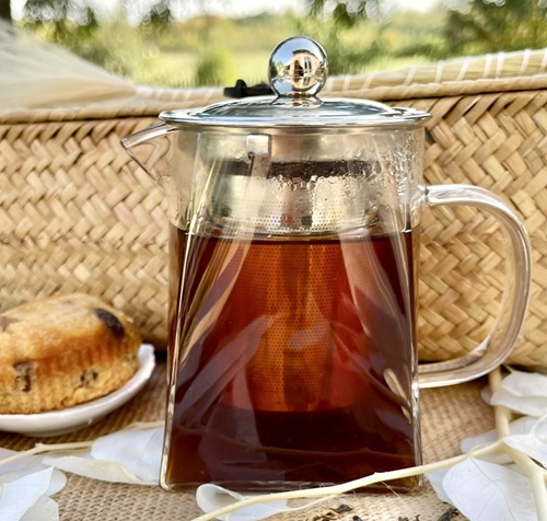 Thé Châtaignier Sarrasin — noir & oolong, sarrasin torréfié, châtaignes AOP