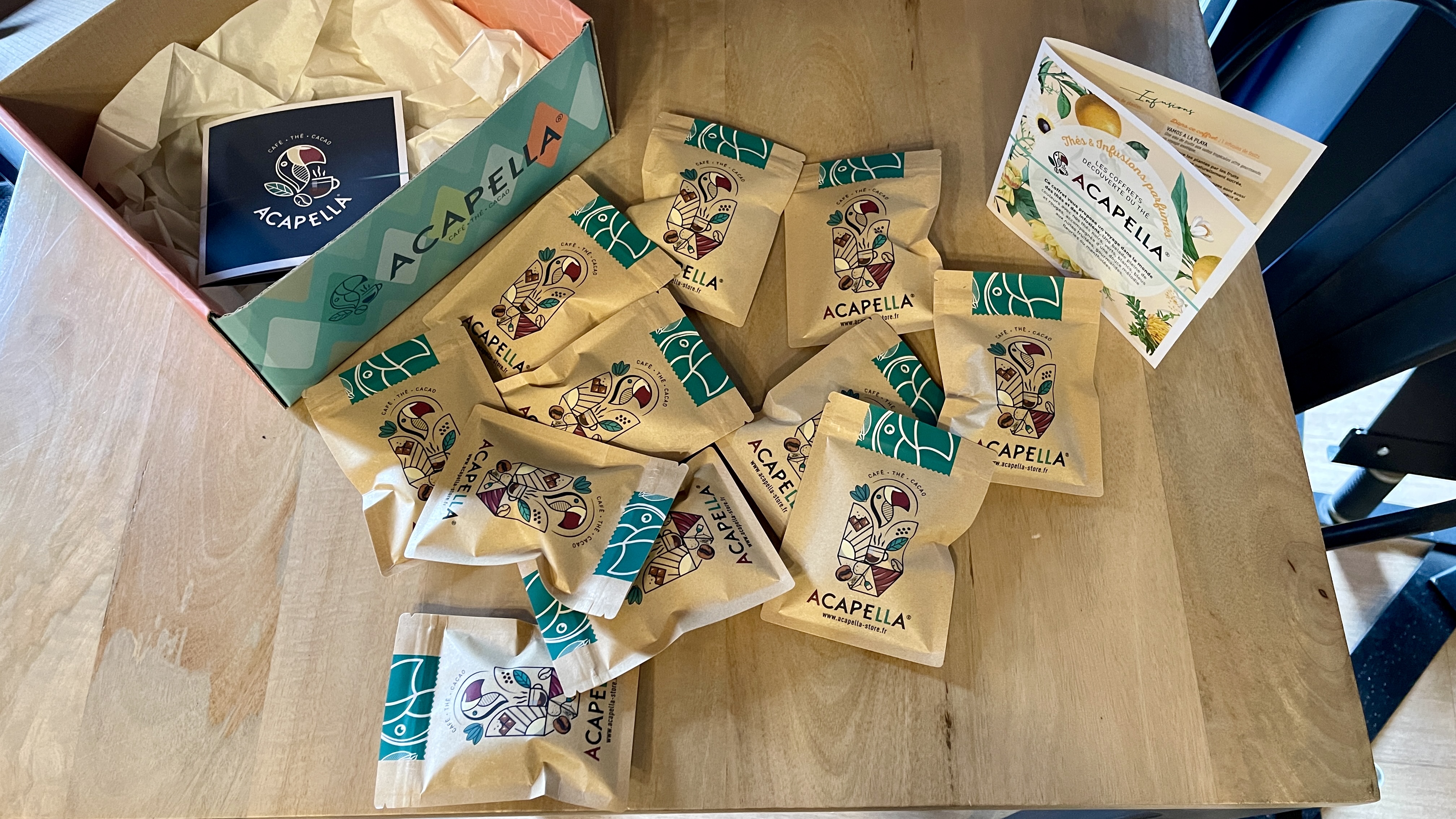 COFFRET thés et infusions parfumés