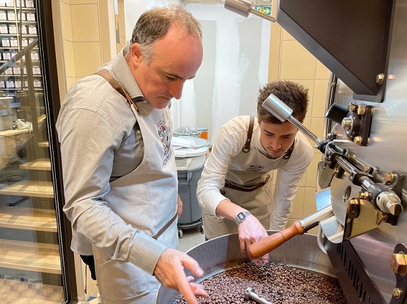Les baristas torréfacteurs d'Acapella à Cornabarrieu